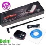 Adaptador Wifi USB 3W ANTENA 15 DBI (HASTA 4 KM)