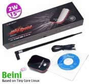 Adaptador Wifi USB 3W ANTENA 15 DBI (HASTA 4 KM)