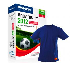 Panda Antivirus 2012 3 Licencias 4 Años + Camiseta Selección Española